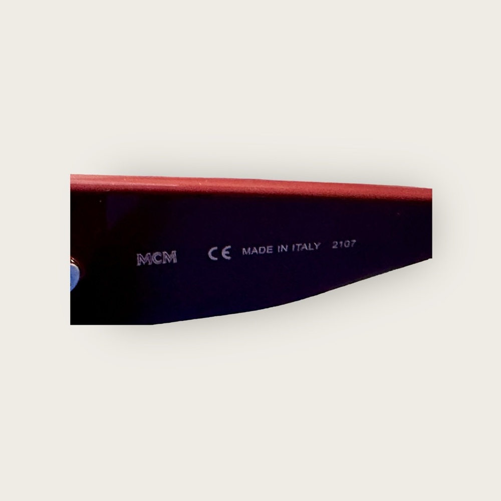 MCM Authentic 💯sunglasses - burgandy/frappe - NWT - Picture 4 of 8